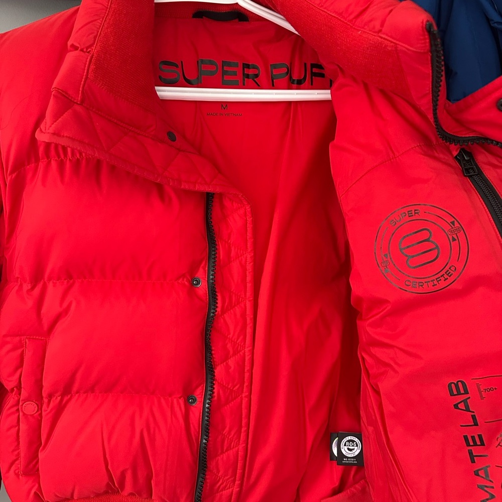 Aritzia Red Puffer Jacket - Picture 2 of 2